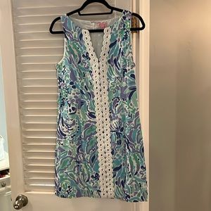 Reposh lovefromlizzie. Excellent condition Lily Pulitzer dress. Lilac/blue/white